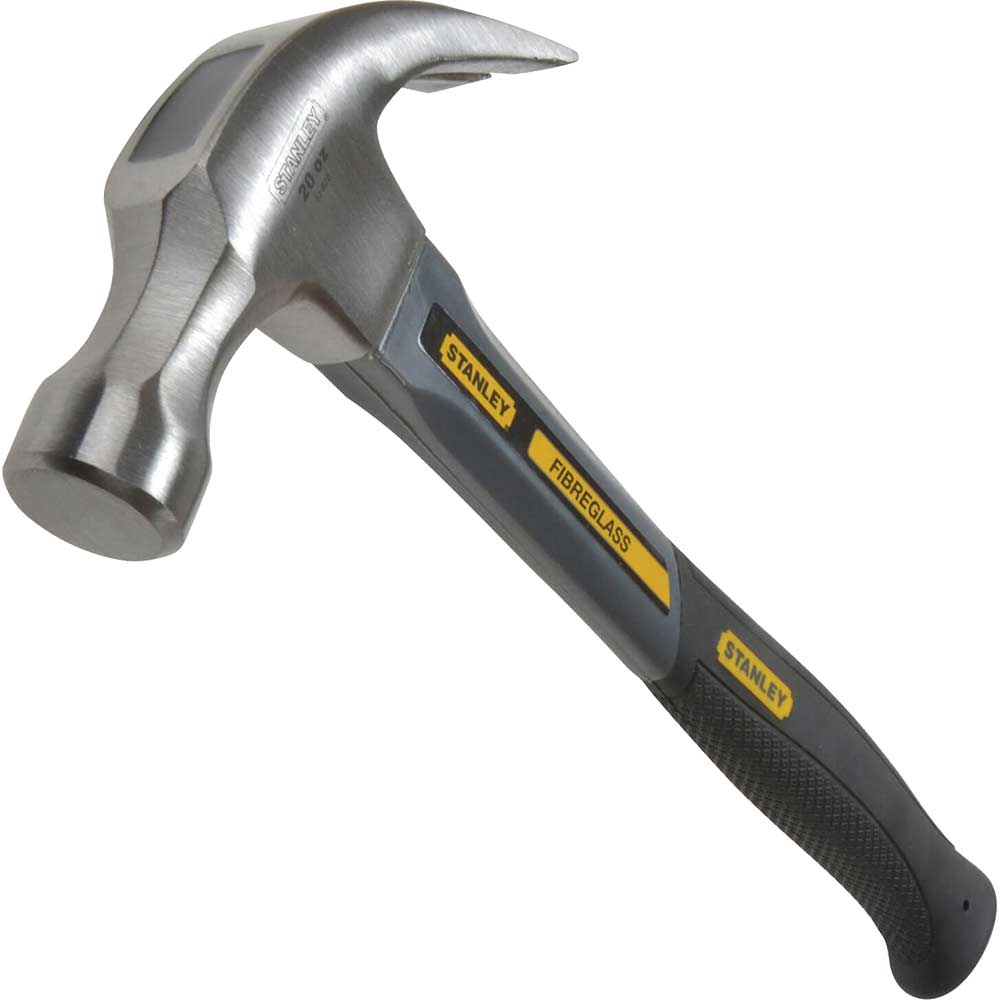 Stanley Fibreglass Curved Claw Hammer 20oz