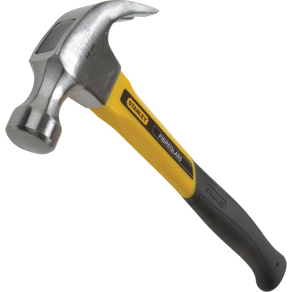 Stanley Fibreglass Curved Claw Hammer 16 oz