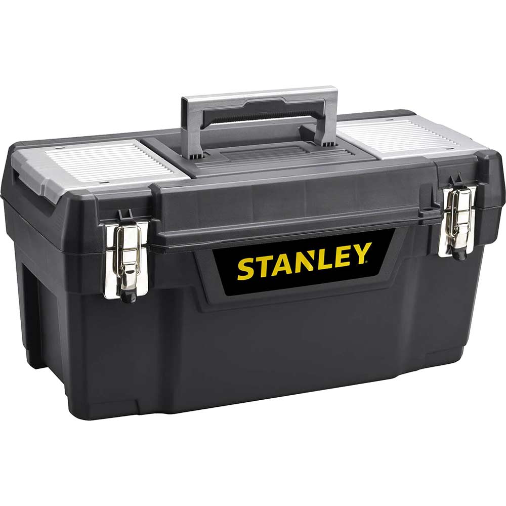 Stanley Plastic Tool Box Black 508mm 20