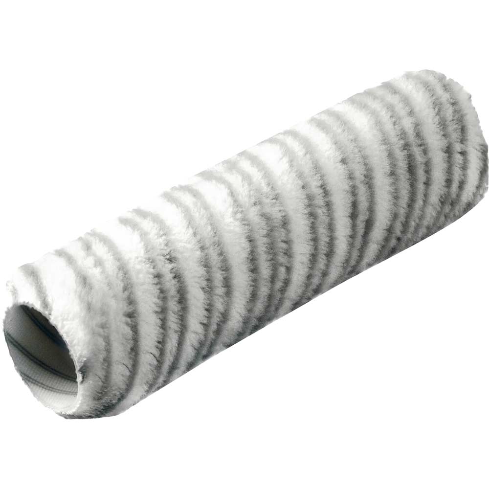 Stanley Short Pile Silver Stripe Paint Roller Sleeve 230mm x 44mm 9 x 1 34