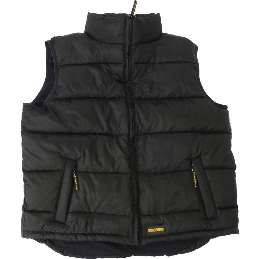 Roughneck Mens Work Gilet Black Medium