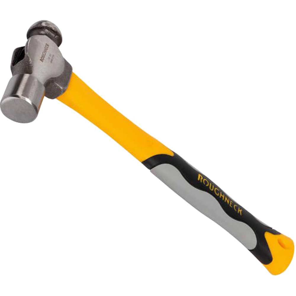 Roughneck Ball Pein Hammer with Fibreglass Handle 16oz Roughneck Ball Pein Hammer with Fibreglass Handle 16oz