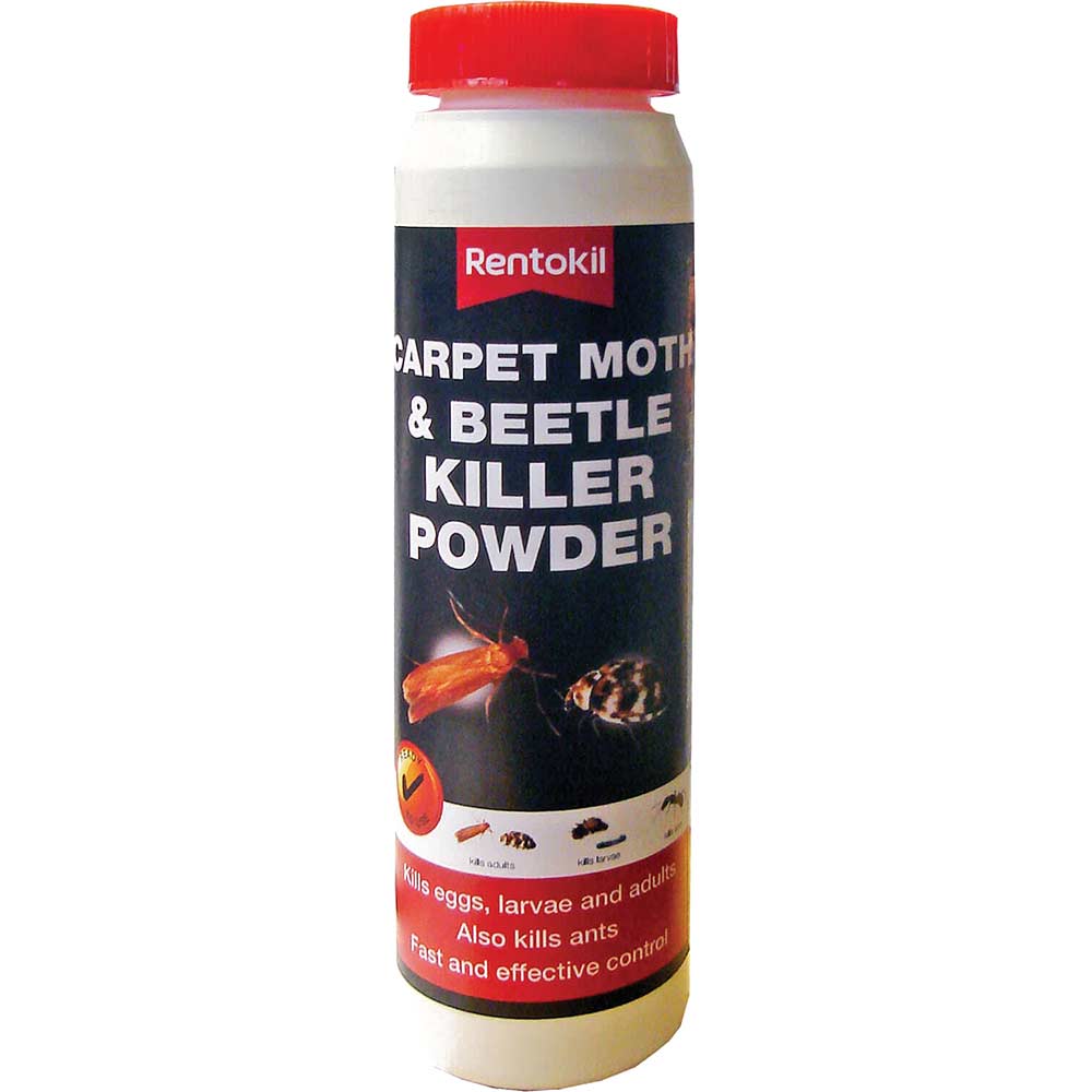 Rentokil Carpet Moth and Beetle Killer Powder 150g
