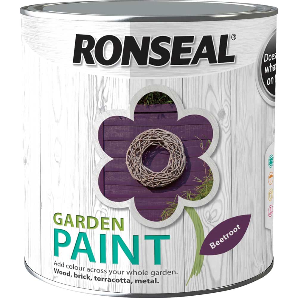Ronseal General Purpose Garden Paint Beetroot 750ml