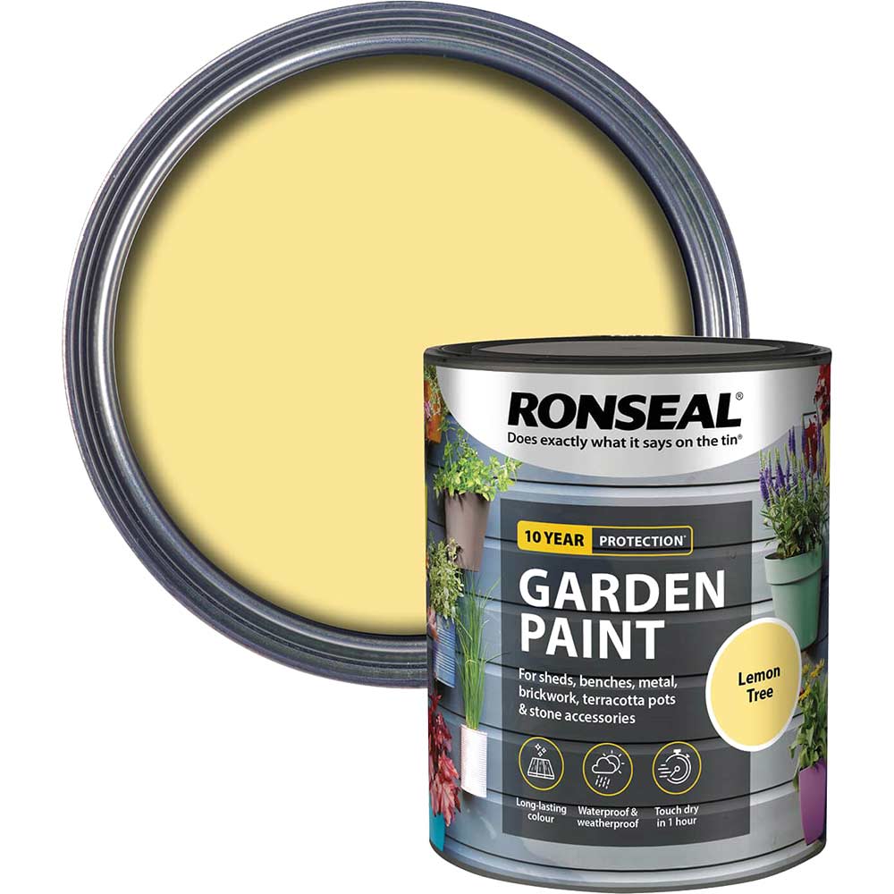 Ronseal General Purpose Garden Paint Lemon Tree 750ml