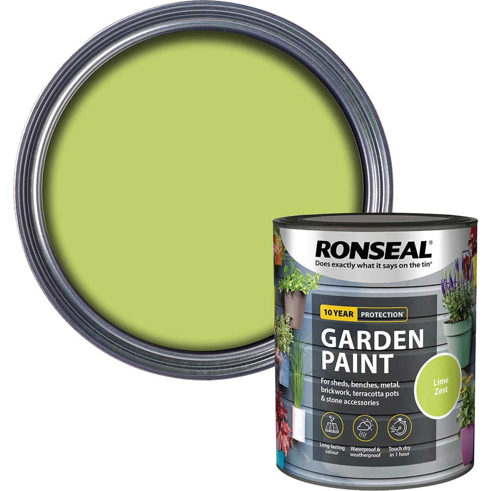 Ronseal General Purpose Garden Paint Lime Zest 750ml