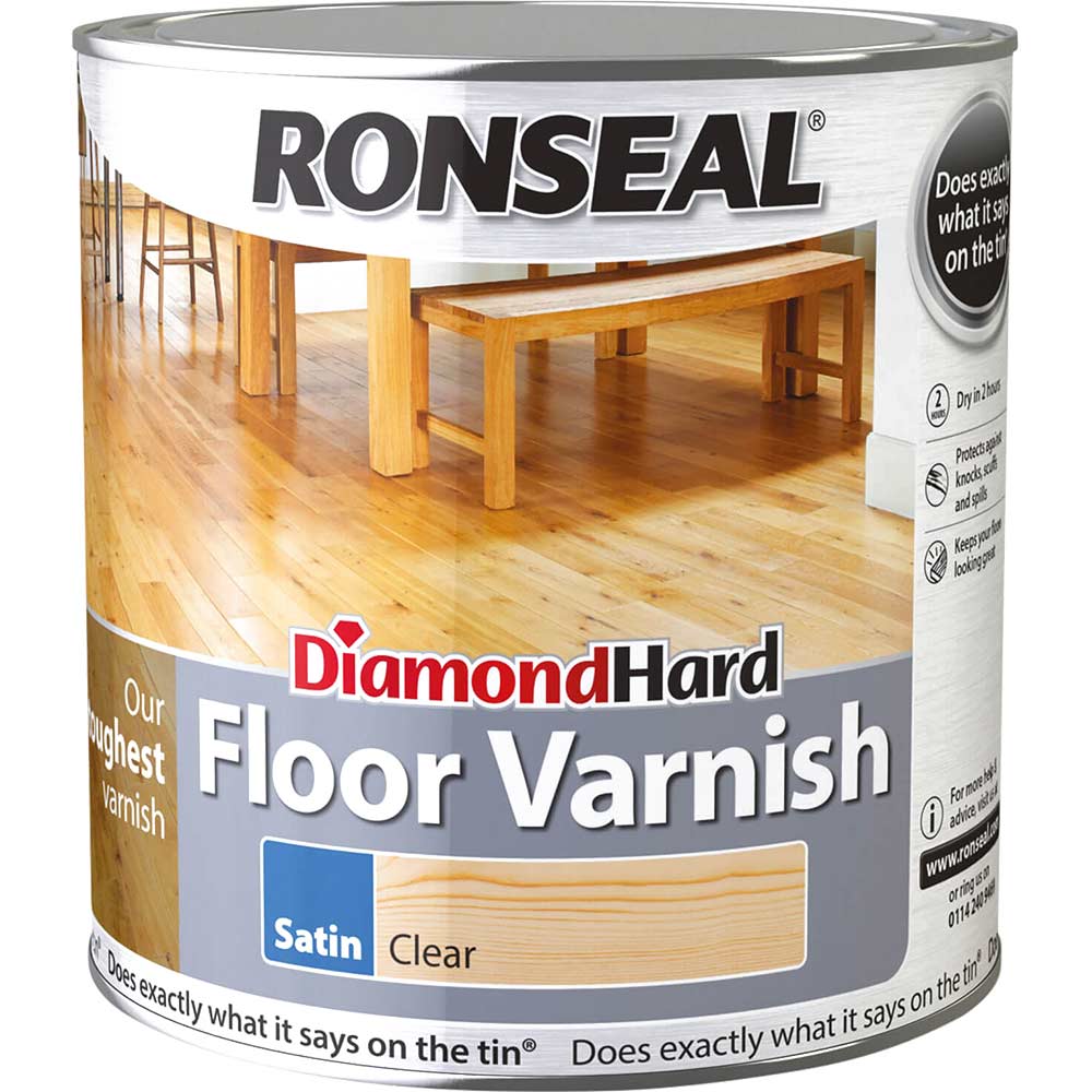 Ronseal Diamond Hard Floor Varnish Gloss 25 Litre