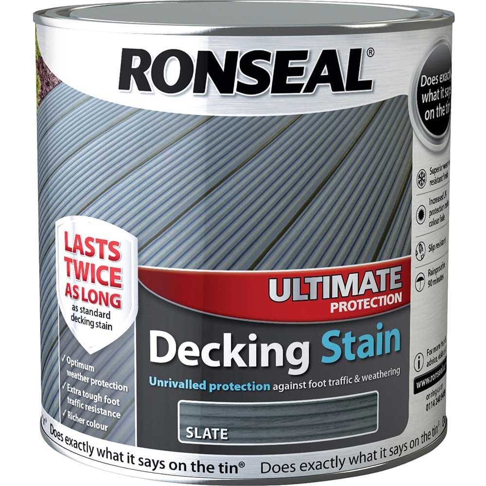 Ronseal Ultimate Protection Decking Stain Slate 25 Litre