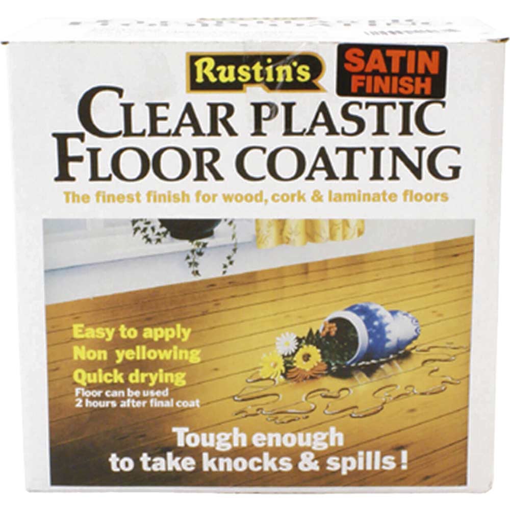 Rustins Plastic Floor Coating Satin 4 Litre