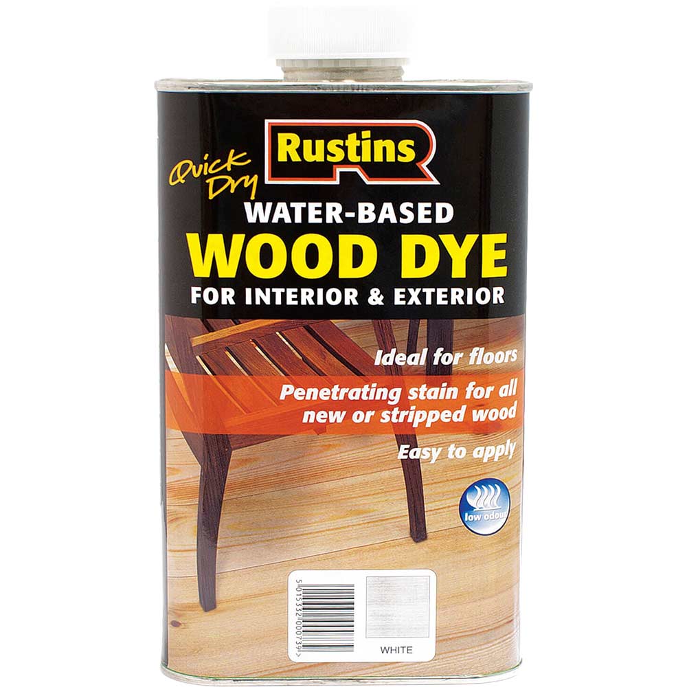 Rustins Quick Dry White Wood Dye 25 Litre