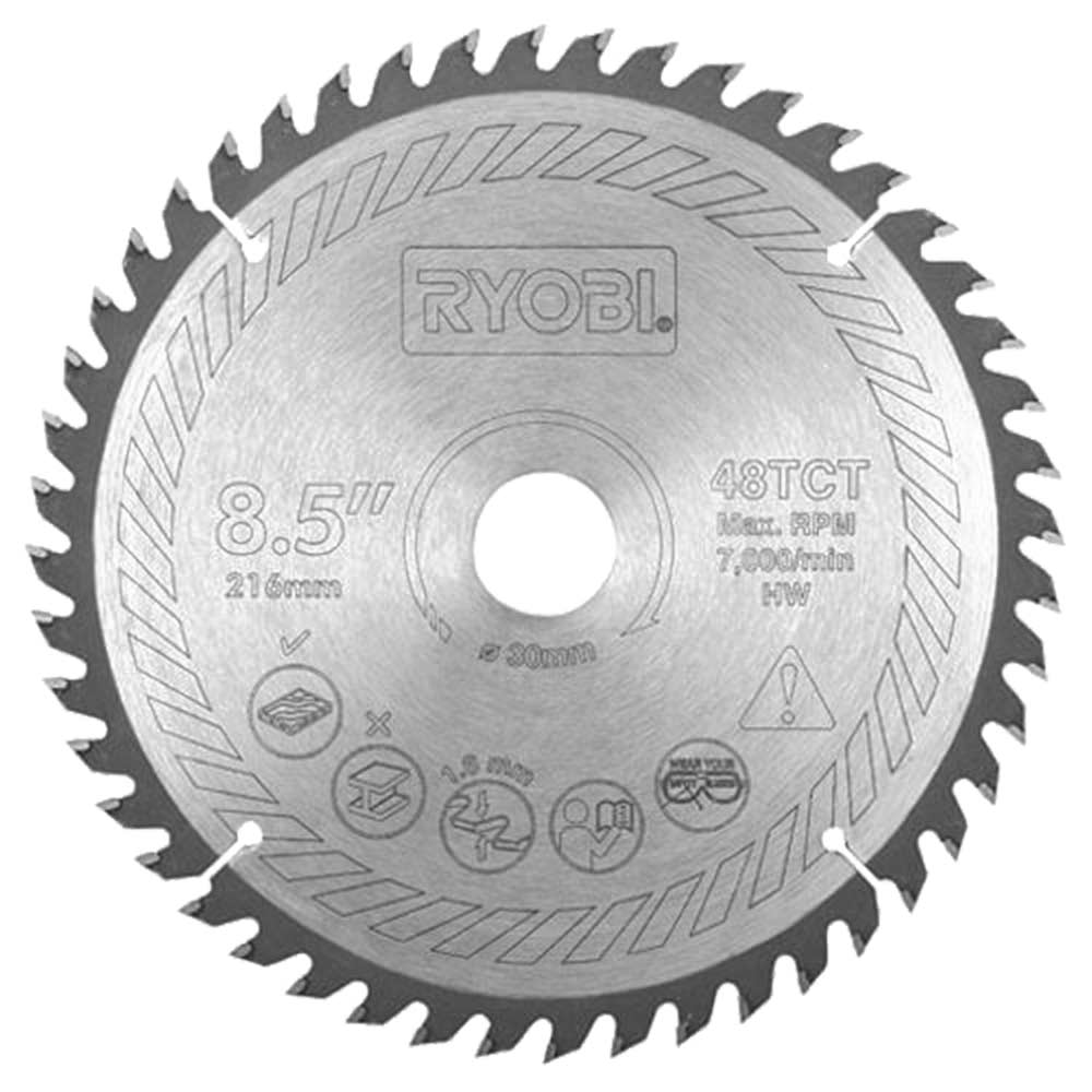Ryobi 216mm TCT Mitre Saw Blade 48 Tooth