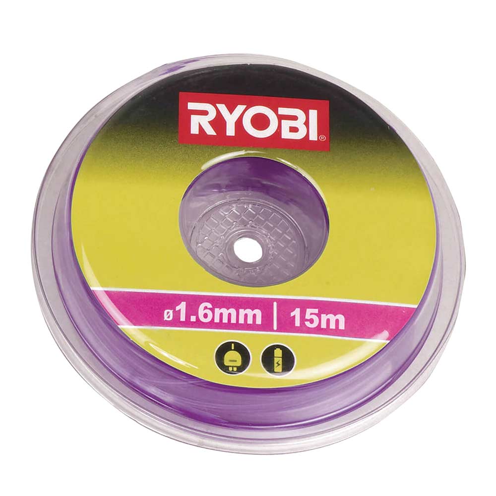 Ryobi RAC101 15 Metre x 16mm Purple Cutting Line for Electric Grass Trimmers
