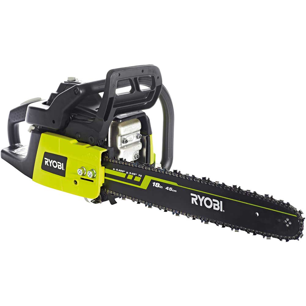 Ryobi RCS5145B Petrol Chainsaw with 450mm 18 Bar and 51cc 2 Stroke Engine