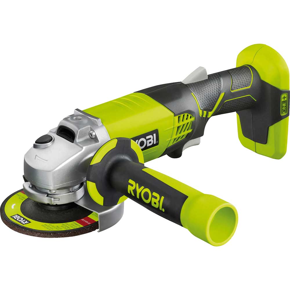 Ryobi R18AG0 ONE 18v Cordless Angle Grinder 115mm 45 Disc without Battery or Charger