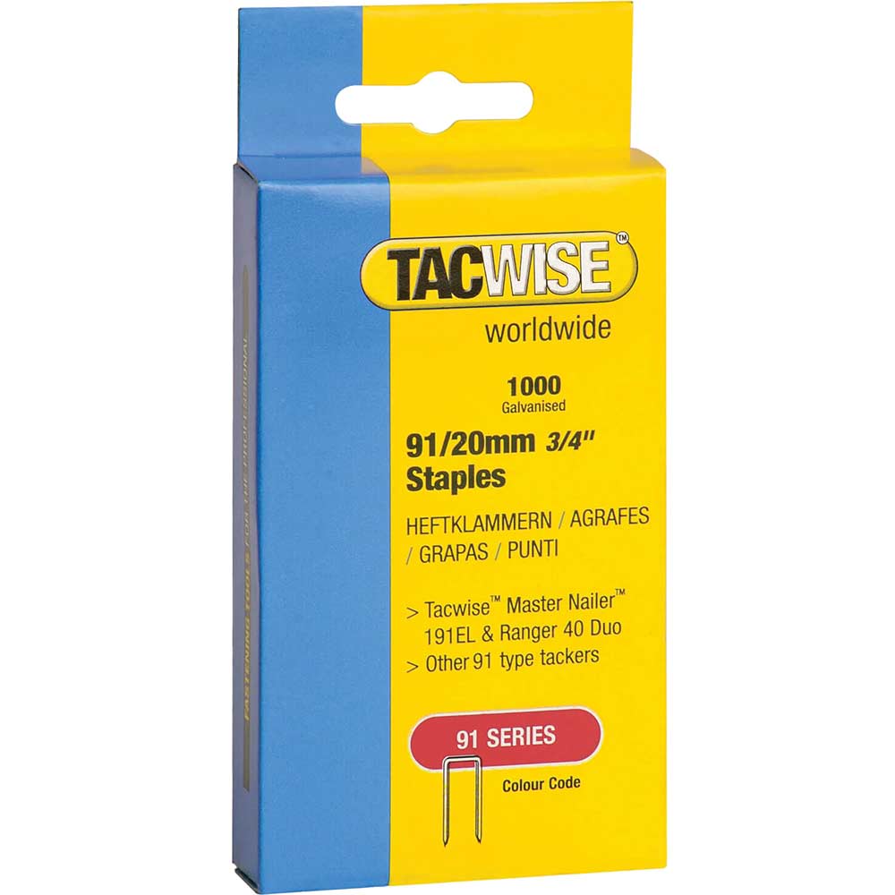 Tacwise 9120mm Staples Pack of 1000