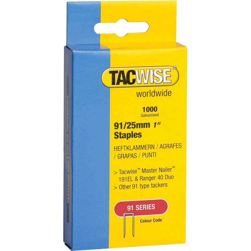 Tacwise 9125mm Staples Pack of 1000