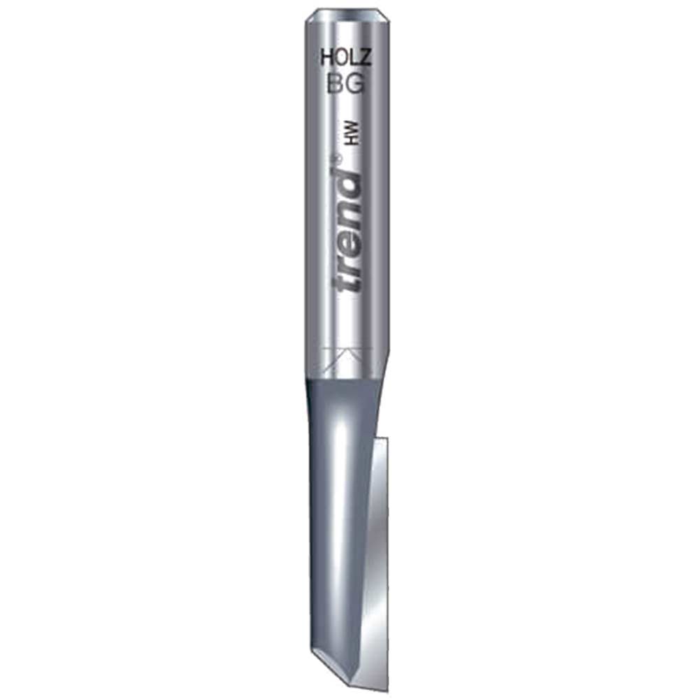 Trend Single Flute 63mm Dia x 127mm Cut Tct Router Cutter Range Straight Single Flute