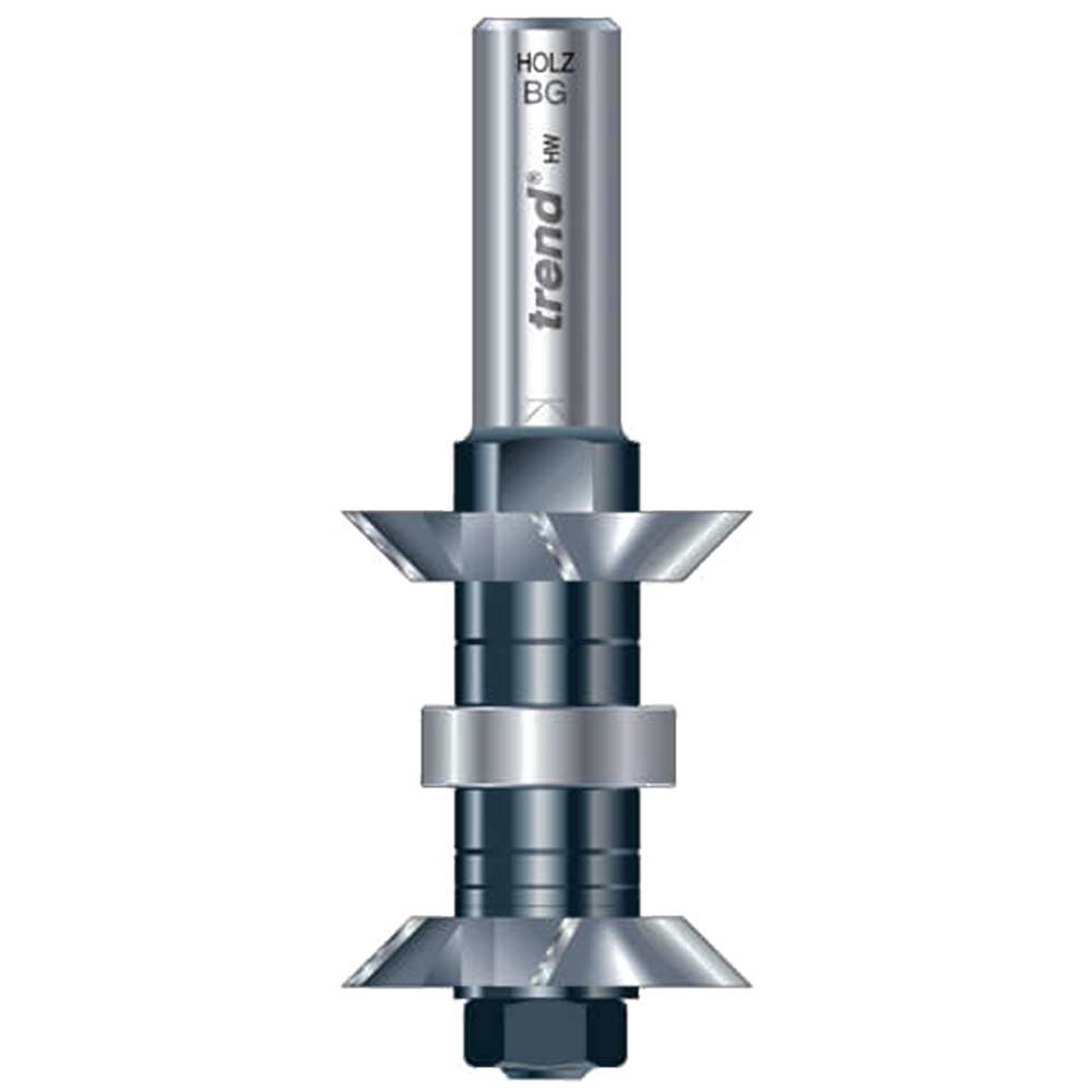 Trend BGuided Adjust Chamfer A45 Tct Router Cutter Range Laminate Trimmers