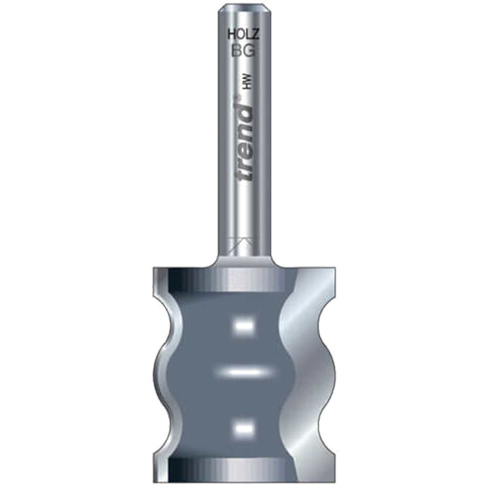 Trend Reed Edge 4mm Rad1 x 6mm Rad2 Tct Router Cutter Range Reed Edge