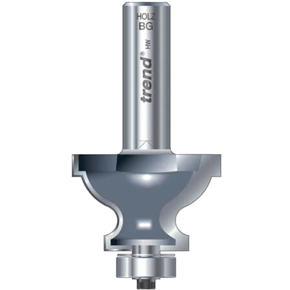 Trend BGuided Bullnose 13mm R1 x 4mm R2 Tct Router Cutter Range Edge Moulders