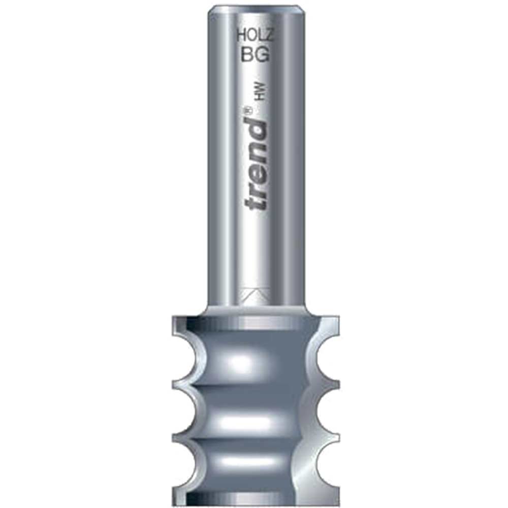 Trend MultiReed 3mm Rad x 22mm Dia Tct Router Cutter Range Bead Multi Reed