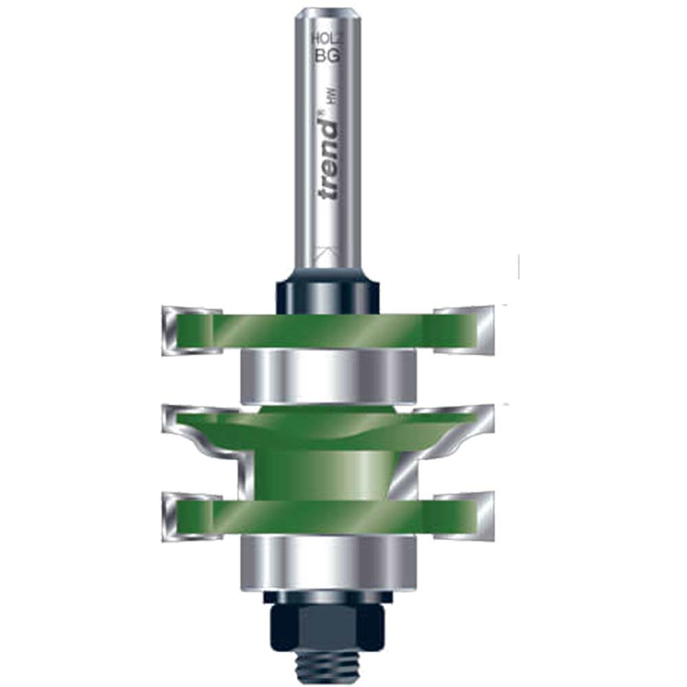 Trend Prof Counter Profile Ogee Set R4mm Tct Router Cutter Range Profile Scribers