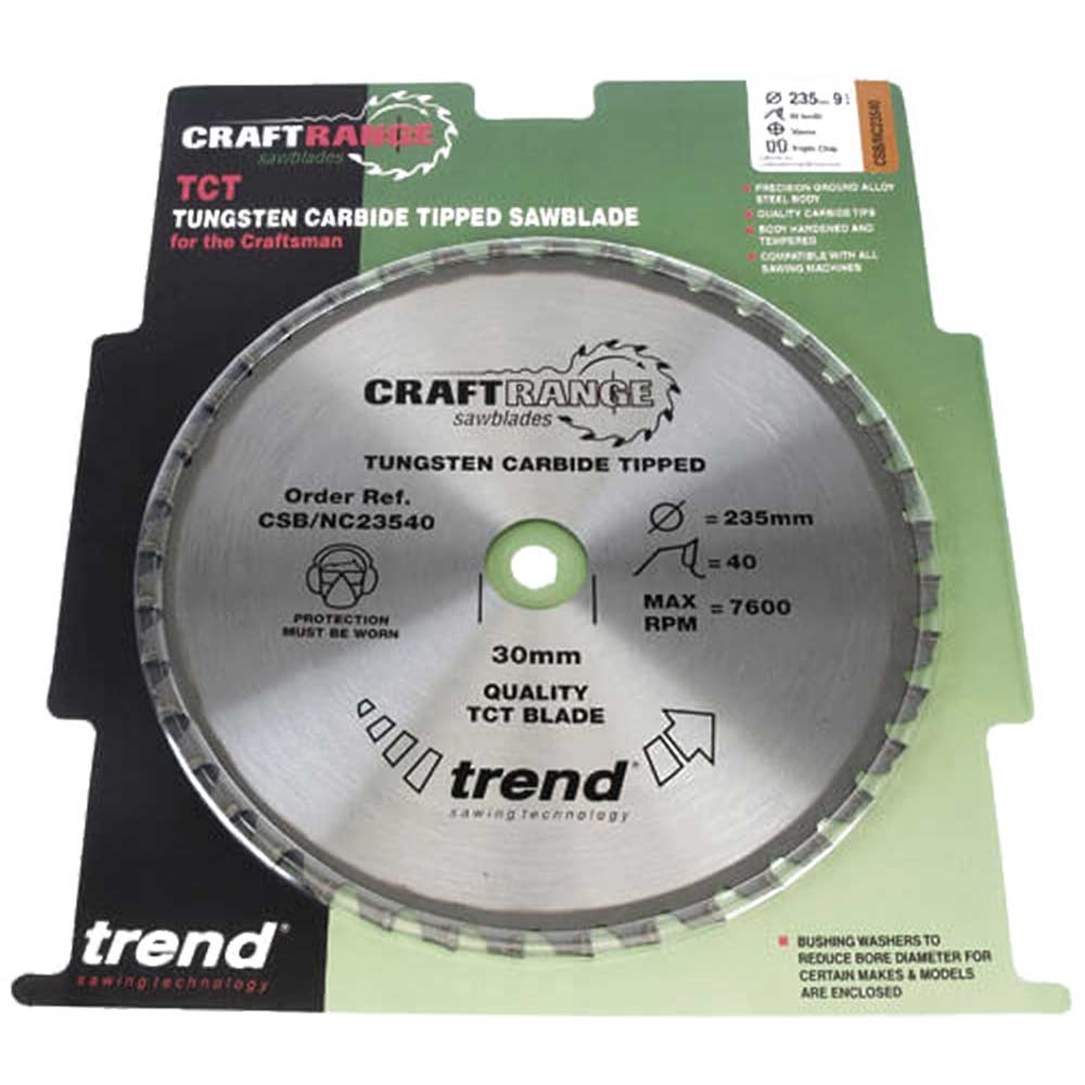 Trend Blade Tcp 184mm x 30T x 30mm Nail Cutting Saw Blades Circular Saw Blade 184mm