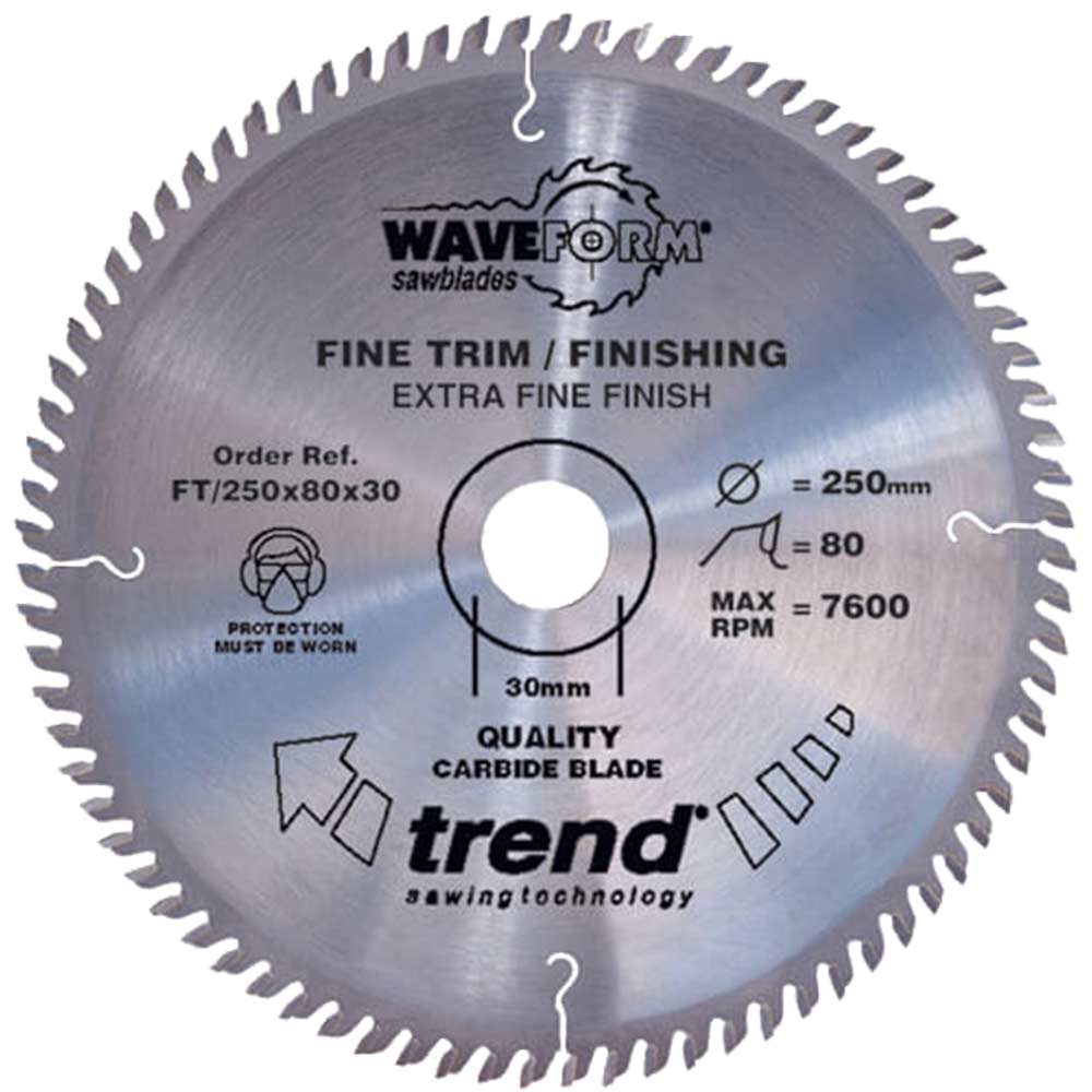 Trend Saw Blade Fine Trim 150mmx48Tx20mm Saw Blades Circular Saw Blade 150mm