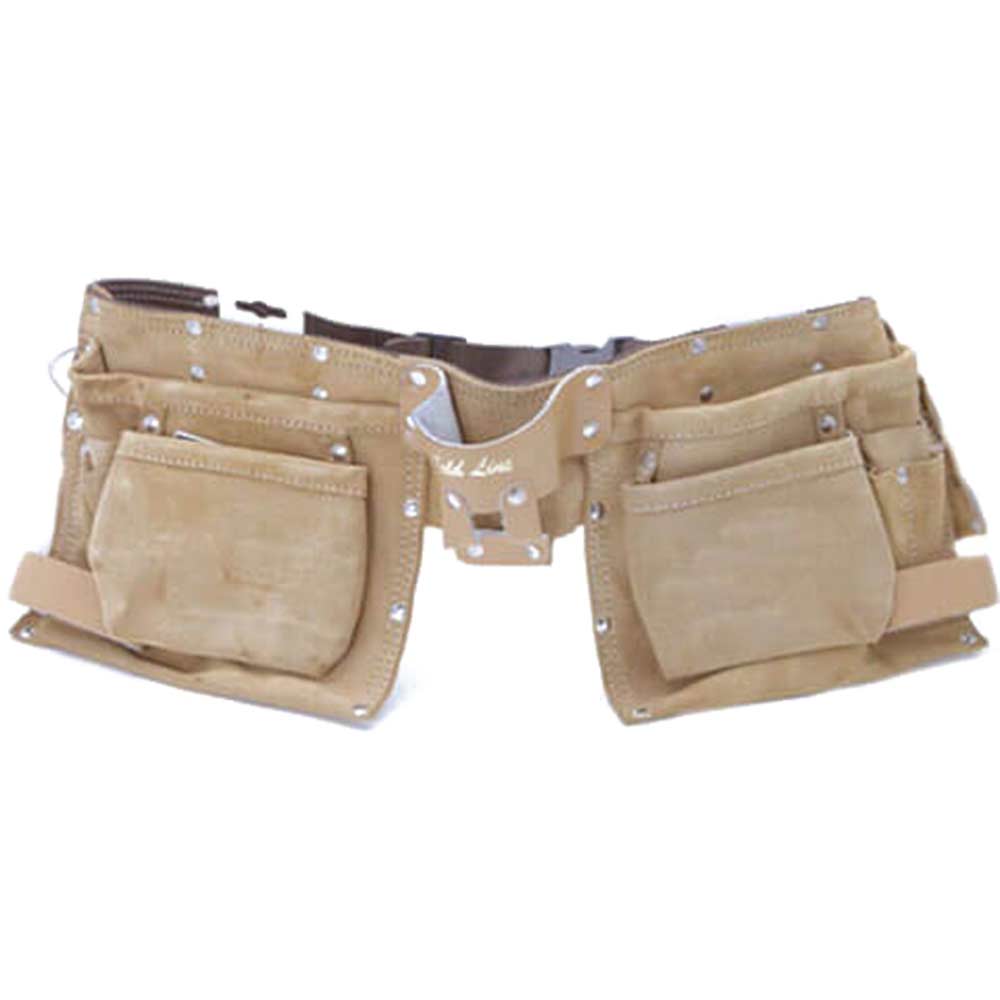 Professional Split Leather Double Tool Pouch