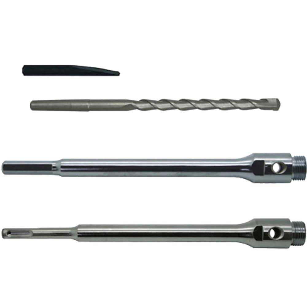 Complete SDS and Hex to Diamond Core Drill Bit Adaptor Set
