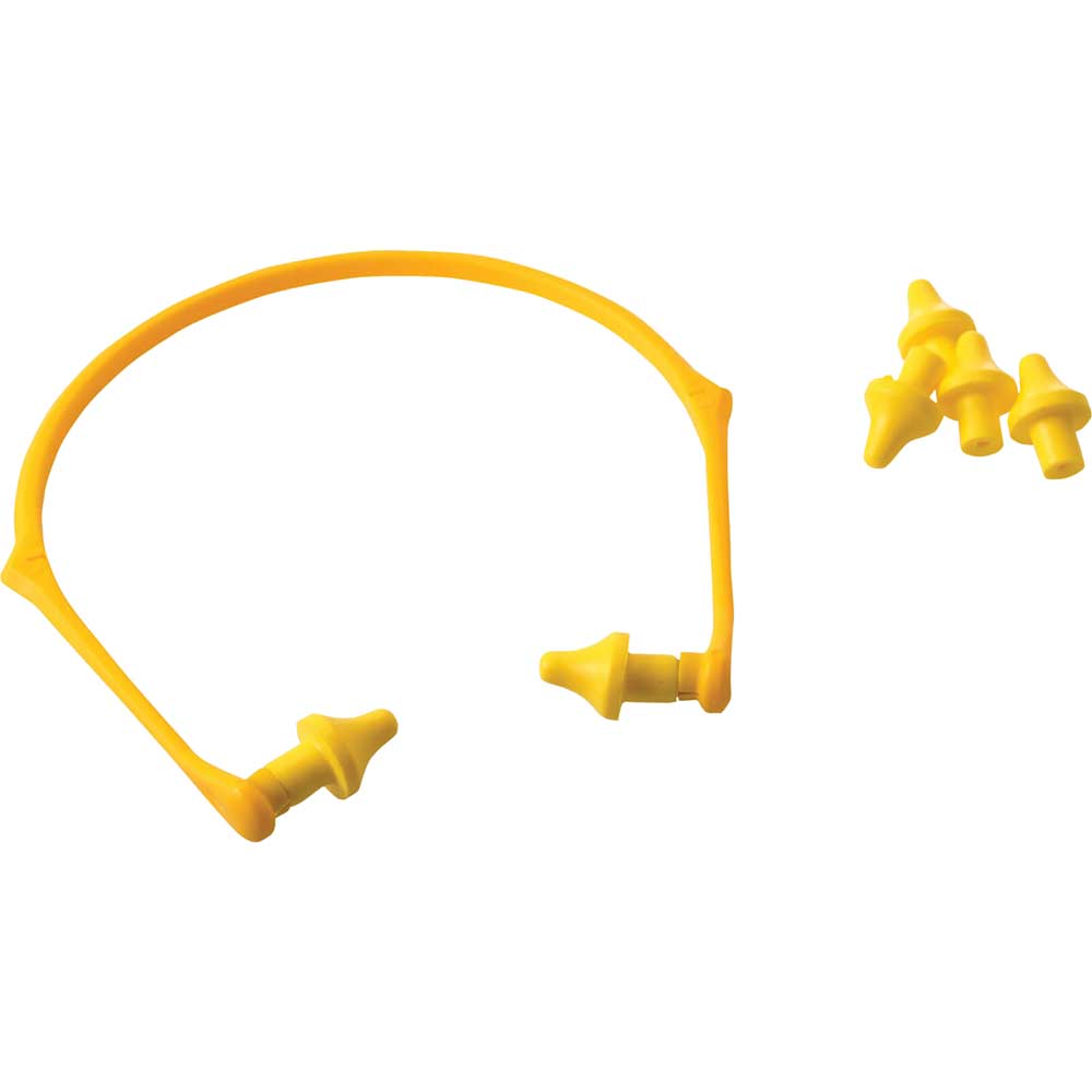 Vitrex Ear Plugs Flexible Headband with 3 Pairs of Disposable Ear Caps