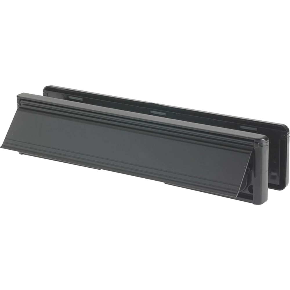 Yale Black Visi Letter Plate 300mm 12
