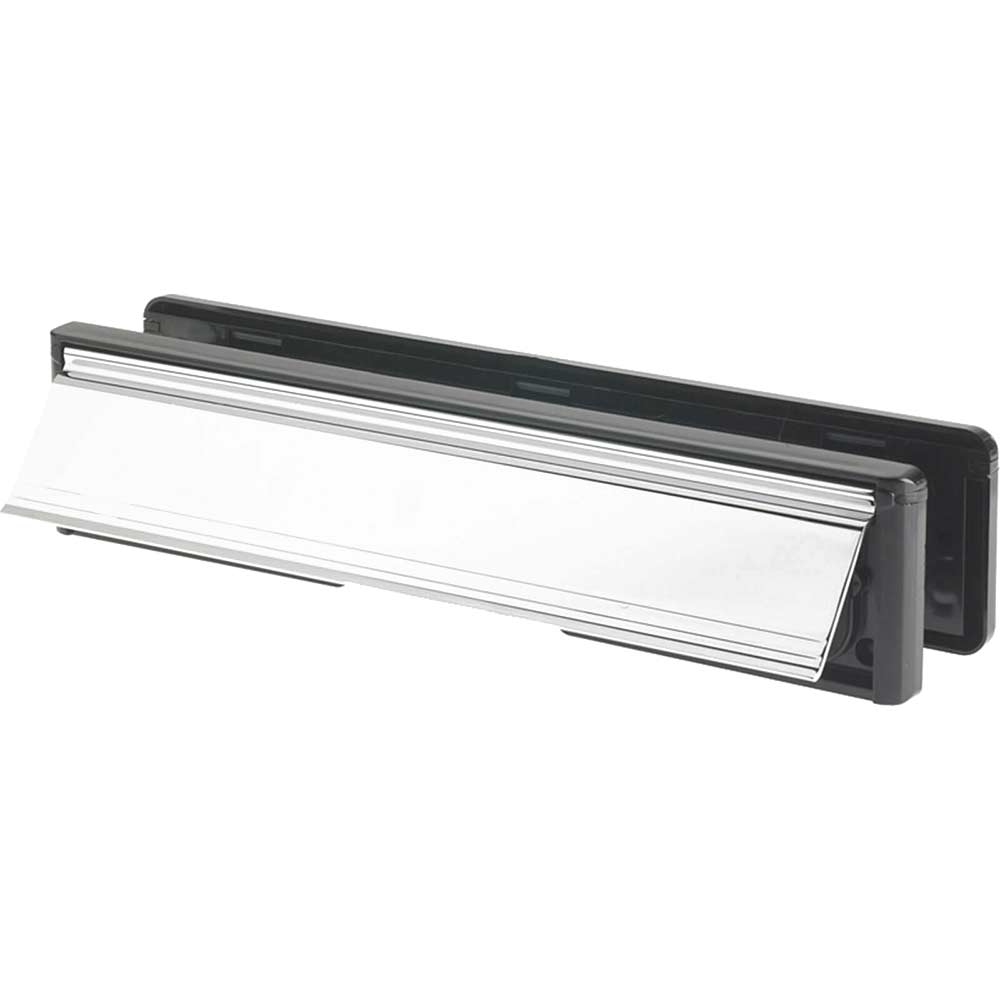 Yale Polished Chrome Visi Letter Plate 300mm 12