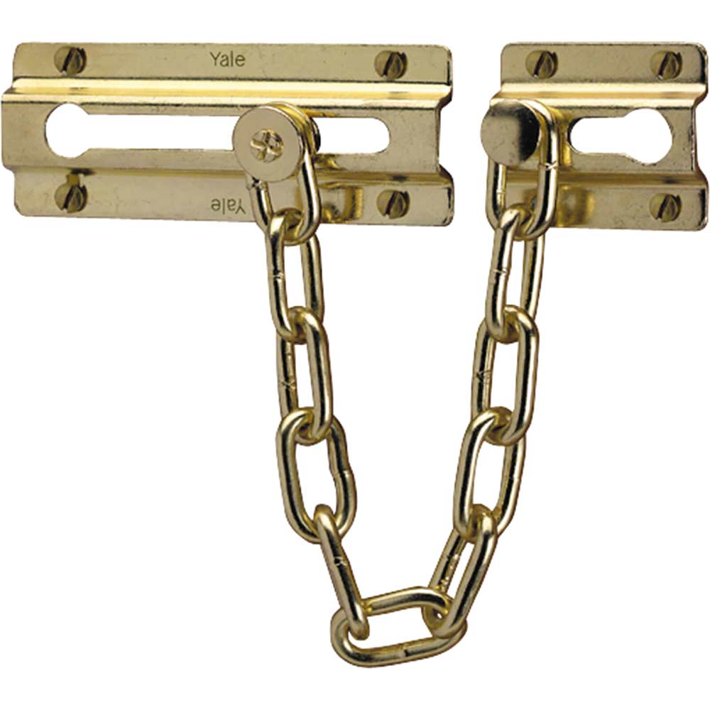 Yale Locks P1037 Door Chain Chrome Finish