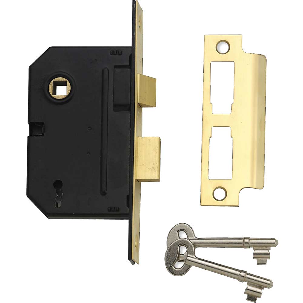 Yale Locks PM246 Internal 2 Lever Mortice Sash Lock 67mm 25 Polished Chrome