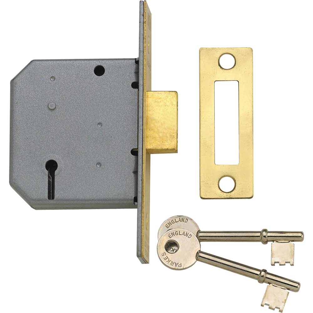 Yale Locks PM322 3 Lever Mortice Dead Lock 67mm 25 Polished Chrome