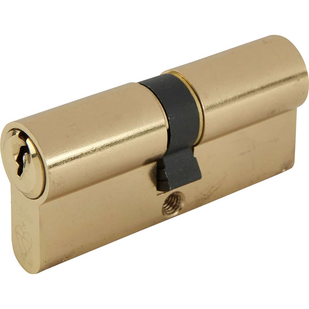 Yale Locks X6 Kitemark Euro Double Cylinder 40 x 50mm 100mm Long Polished Brass