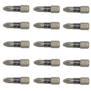 WERA WER347524 15 PIECE IMPAKTOR SCREWDRIVER BITBOX PZ2X25MM