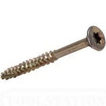 PASLODE 139722 BOX OF 500 QUATTRO SHANK GENERAL PURPOSE WOODSCREWS 40 X 45MM ZINC PLATED