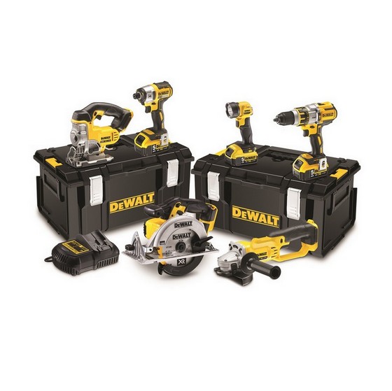 DEWALT DCK694P3 18V 6 PIECE KIT WITH 3X 40AH LIION BATTERIES
