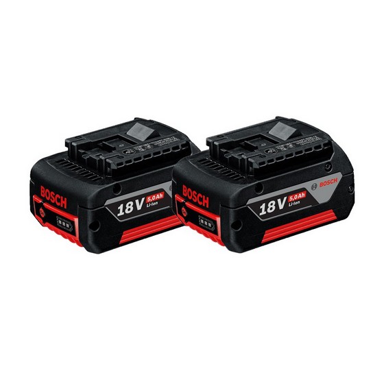 BOSCH 18V 2X50AH LIION BATTERIES and CHARGER