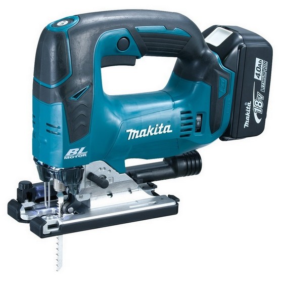 MAKITA DJV182RMJ 18V BRUSHLESS JIGSAW WITH 2X 40AH LIION BATTERIES SUPPLIED IN MAKPAC CASE