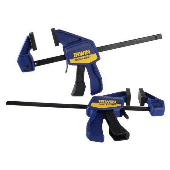 IRWIN QG5462QC TWIN PACK OF ONE HANDED CLAMPS 6 INCH