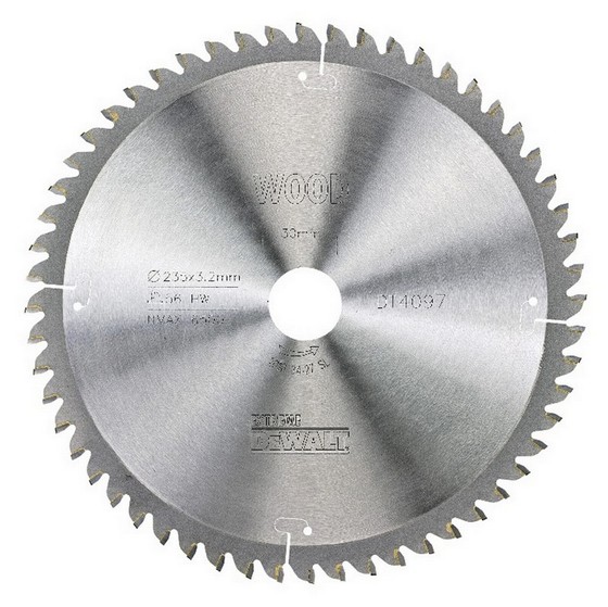 DEWALT DT4097QZ SERIES 40 EXTRA FINE FINISH CIRCULAR SAW BLADE 235MM X 30MM X 56T