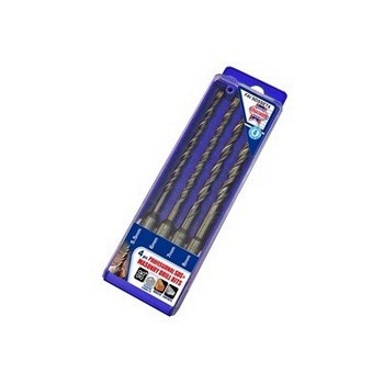 FAITHFULL FAISDSSET4 4 PIECE SDS DRILL SET