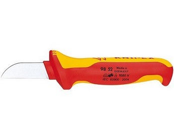 KNIPEX KPX9852 CABLE KNIFE 180MM VDE