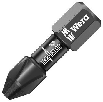 WERA 073917 8511 IMPAKTOR DRILL BIT PH3 X 25MM CARDED