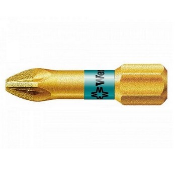 WERA WER073339 DIAMOND COATING POZI SCREWDRIVER BITS PZ2X25MM PACK OF 2