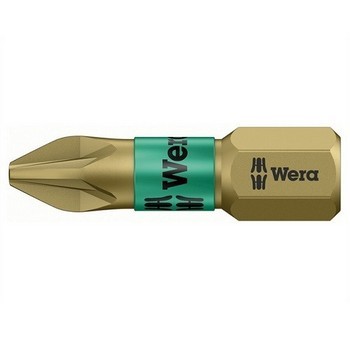 WERA WER073365 BITORSION POZI SCREWDRIVER BITS P1X25MM PACK OF 2