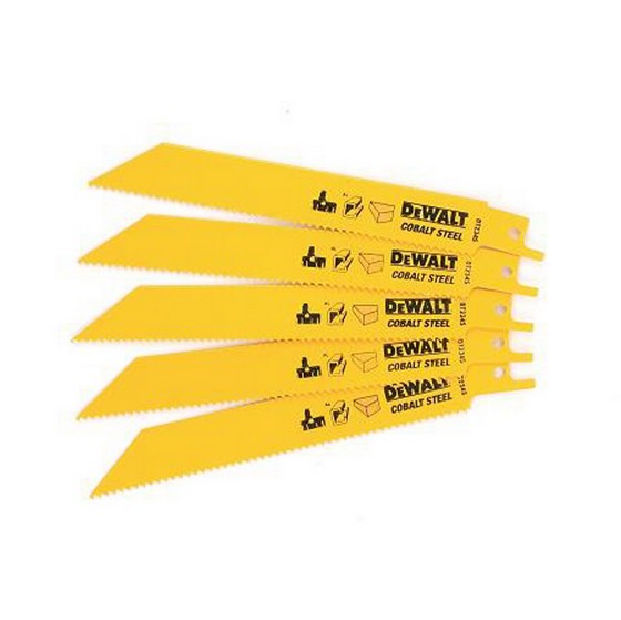 DEWALT DT2345QZ BIMETAL RECIP BLADES 152MM PACK OF 5